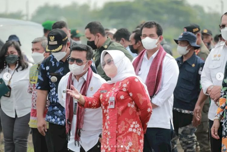 Menteri Pertanian RI lakukan penanaman padi Rojolele Srinuk bersama Bupati Klaten di Delanggu