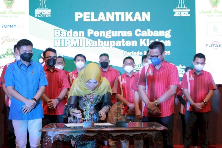 BPC HIPMI Klaten Dilantik, Honggo Wahyu Amertho Ketua Umum 