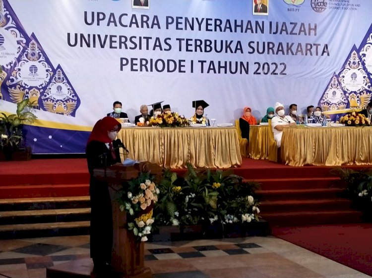 UNIVERSITAS TERBUKA (UT) SURAKARTA GELAR WISUDA PERIODE I TAHUN 2022