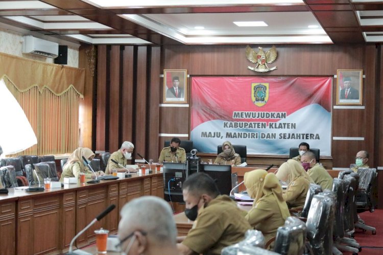 Covid-19 Meningkat, Bupati Klaten Tekankan Untuk Perketat Prokes di Seluruh Sektor