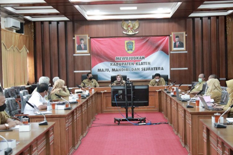 Covid-19 Meningkat, Bupati Klaten Tekankan Untuk Perketat Prokes di Seluruh Sektor