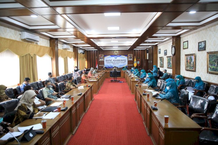 Wabup Klaten Hadiri Rapat Koordinasi TP PKK Kabupaten Klaten