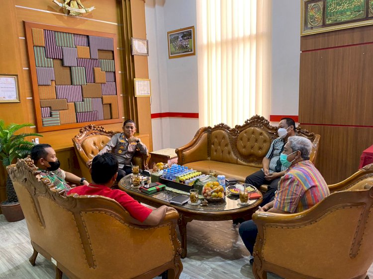 Rapat Koordinasi Kunjungan Kapolri dalam rangka Cek Vaksinasi di Wilayah Kab. Klaten