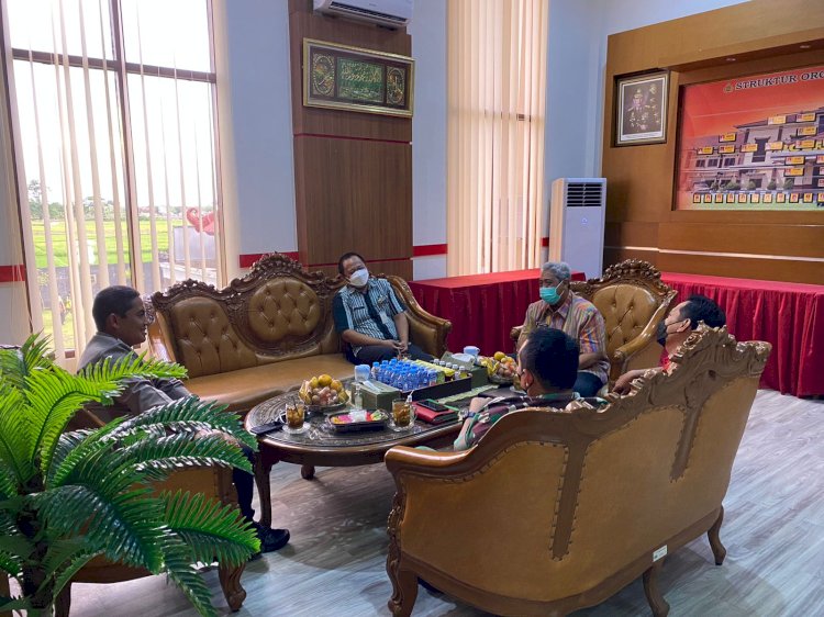 Rapat Koordinasi Kunjungan Kapolri dalam rangka Cek Vaksinasi di Wilayah Kab. Klaten