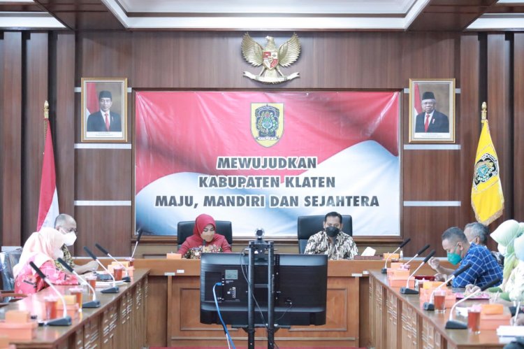 Rapat Evaluasi Srinuk, Bupati Klaten Minta Tingkatkan Kualitas