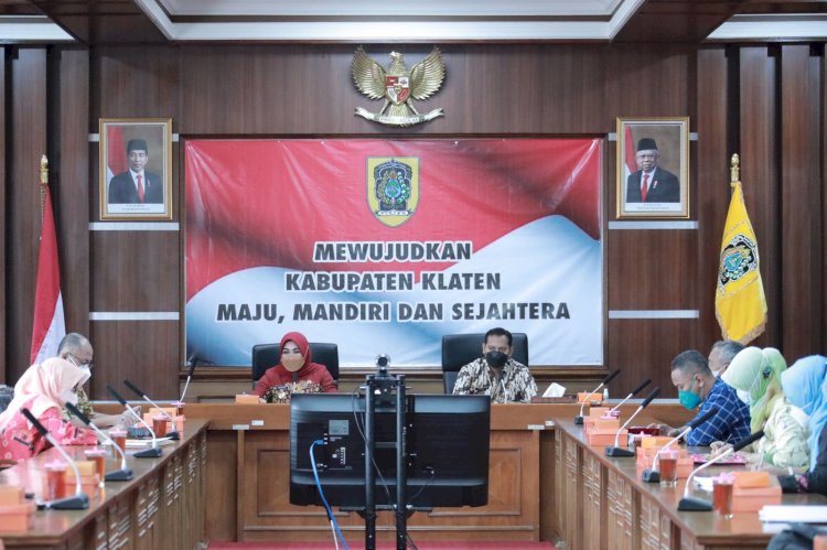 Rapat Evaluasi Srinuk, Bupati Klaten Minta Tingkatkan Kualitas