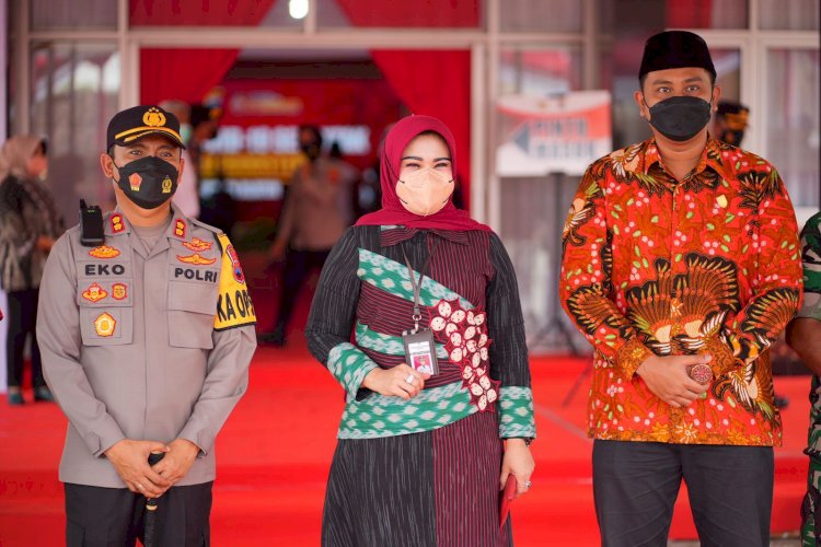 Kapolri Berikan Apresiasi Capaian Vaksinasi di Kabupaten Klaten