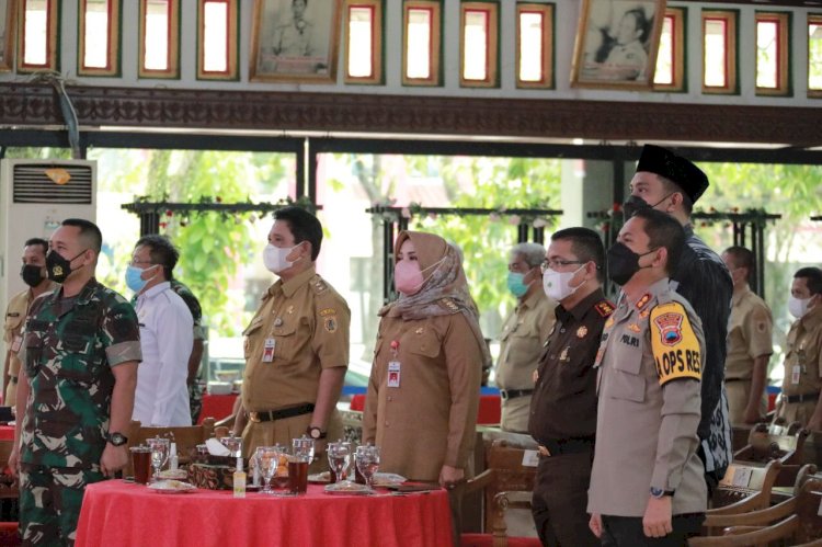 Kenal Sambut Kajari Klaten, Bupati Klaten Minta Seluruh Forkopimda Untuk Bersinergi