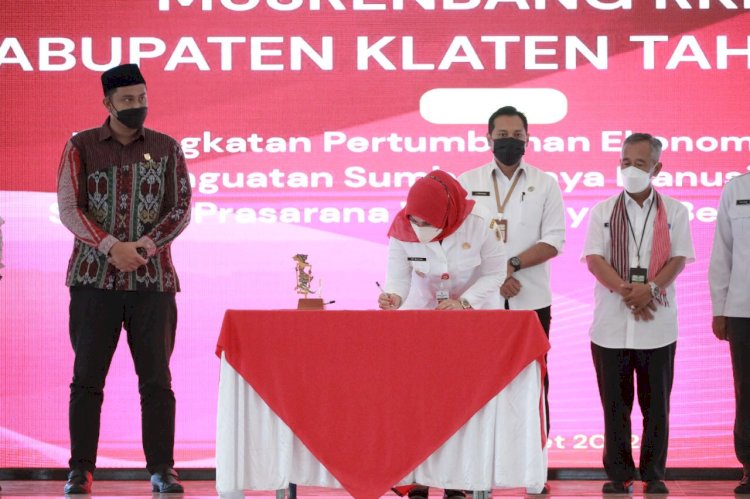 Gelar Musrenbang, Bupati Klaten Tekankan OPD Untuk Tindaklanjuti Aspirasi Masyarakat