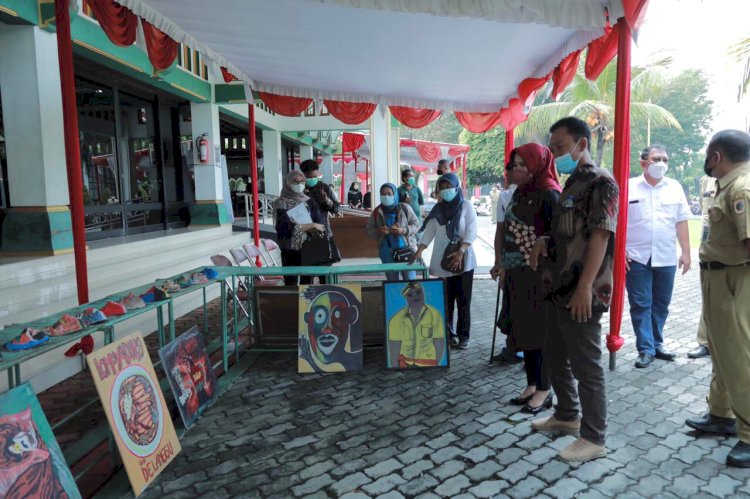 Bupati Klaten Membuka Gelaran Difabel Fair Kabupaten Klaten 