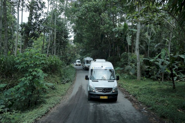 Bupati Klaten Launching Angkutan Wisata DAMRI Rute Terminal Ir. Soekarno Klaten - Kampung Girpasang Klaten