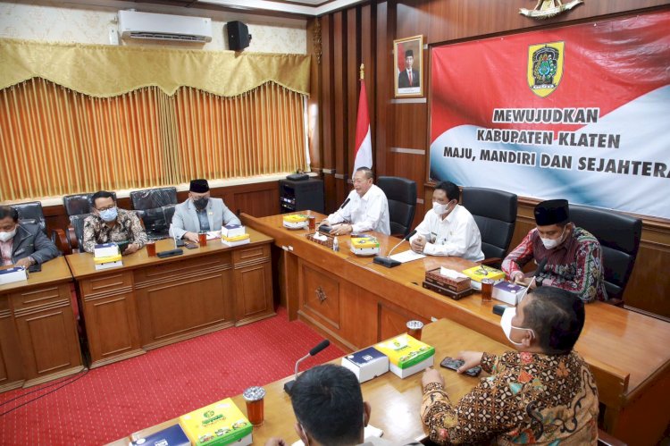 Wakil Bupati Klaten Terima Kunjungan Kerja DPRD Provinsi Jawa Tengah 