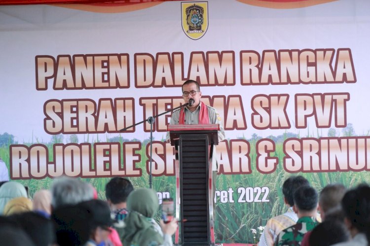 Menteri Pertanian Republik Indonesia Apresiasi Rojolele Srinar dan Srinuk Klaten