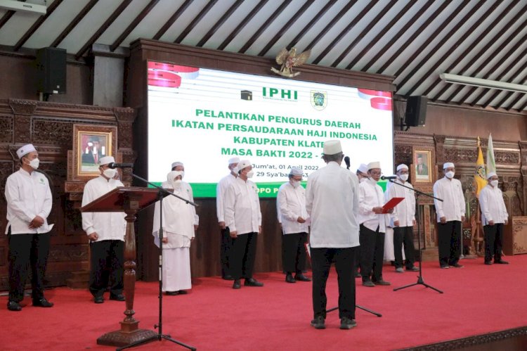 Bupati Klaten Hadiri Pelantikan Pengurus Daerah IPHI Kabupaten Klaten 