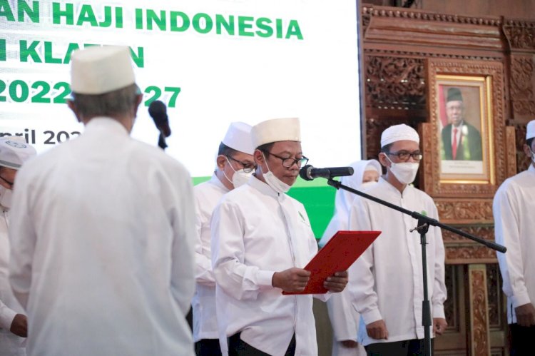 Bupati Klaten Hadiri Pelantikan Pengurus Daerah IPHI Kabupaten Klaten 