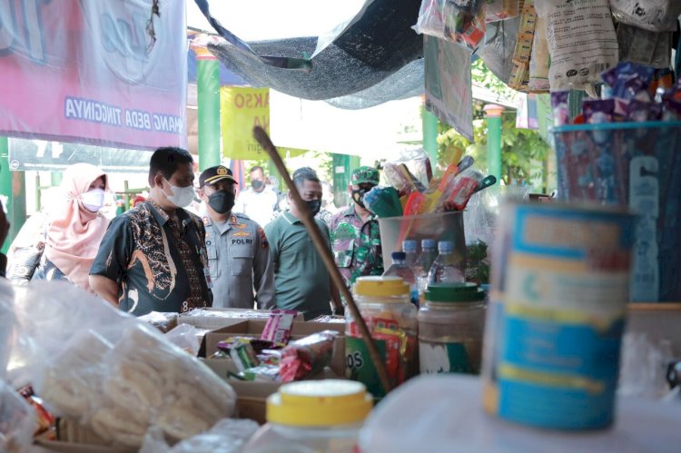 Memasuki Bulan Ramadhan, Wakil Bupati Klaten Bersama Kapolres Klaten Lakukan Sidak Pasar Tradisional