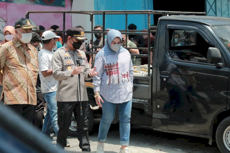 Minyak Goreng Curah Mulai Langka, Pemkab Klaten Bersama Polres Klaten Lakukan Sidak Ke Distributor 