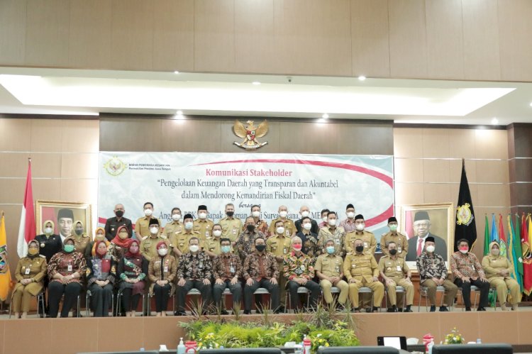 Bupati Klaten Hadiri Acara Komunikasi Stakeholder bersama Anggota BPK RI