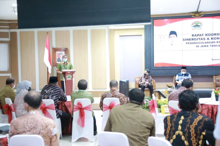 Wakil Bupati Klaten Hadiri Rakor Sinergitas dan Konvergensi Penanggulangan Kemiskinan Jawa Tengah