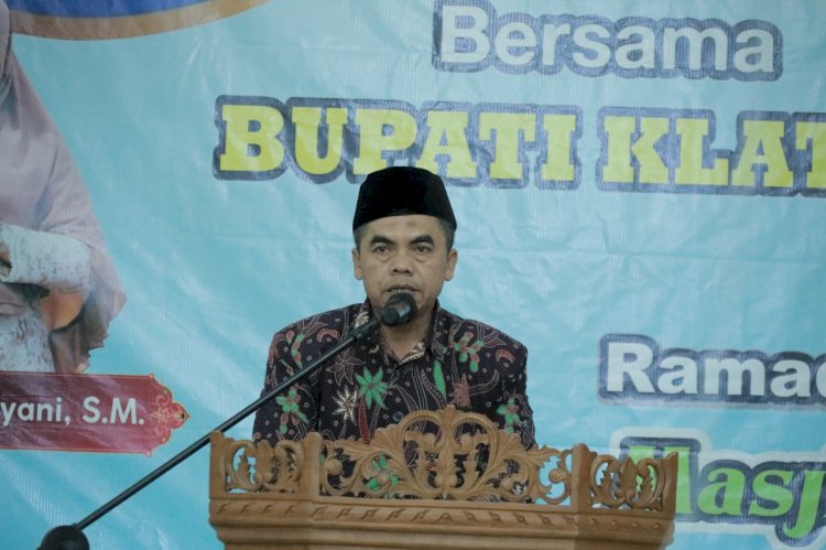 Bupati Serahkan Santunan kepada 50 Yatim/Piatu di Kabupaten Klaten