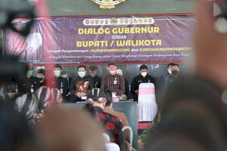 Wakil Bupati Klaten Hadiri Dialog Gubernur Terkait Pengembangan PURWOMANGGUNG dan SUBOSUKAWONOSRATEN