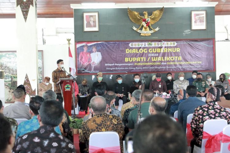 Wakil Bupati Klaten Hadiri Dialog Gubernur Terkait Pengembangan PURWOMANGGUNG dan SUBOSUKAWONOSRATEN