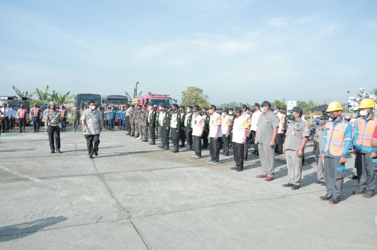 Wakil Bupati Klaten Pimpin Apel Gelar Pasukan Operasi Ketupat Candi 2022