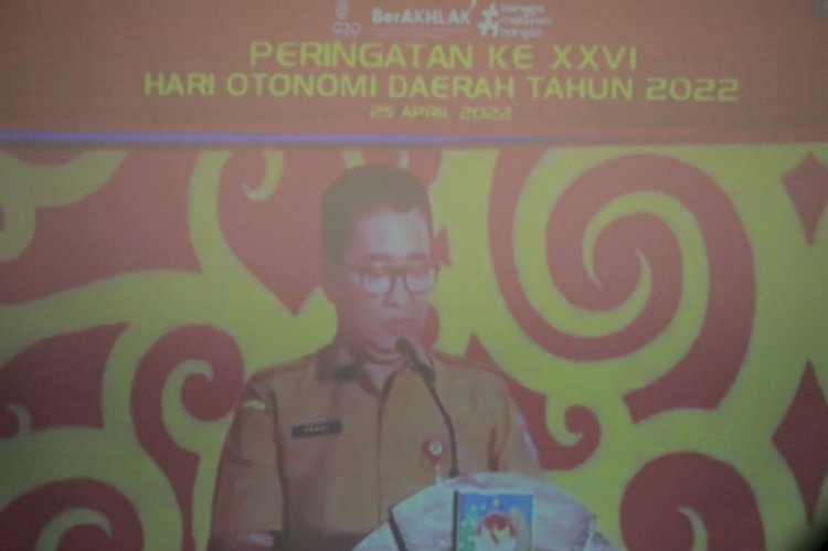 Forkopimda Kabupaten Klaten Ikuti Peringatan ke XXVI Hari Otonomi Daerah Tahun 2022 Secara Virtual