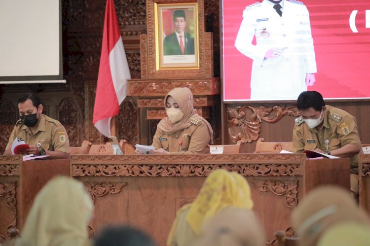 Pemerintah Kabupaten Klaten Gelar Rakoorlak Triwulan I Tahun 2022