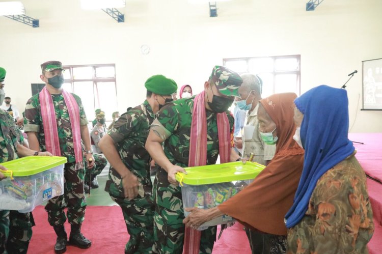 Bersama Danrem 074 Warastratama, Bupati Klaten Membuka Program TNI Manunggal Membangun Desa Ke 113 