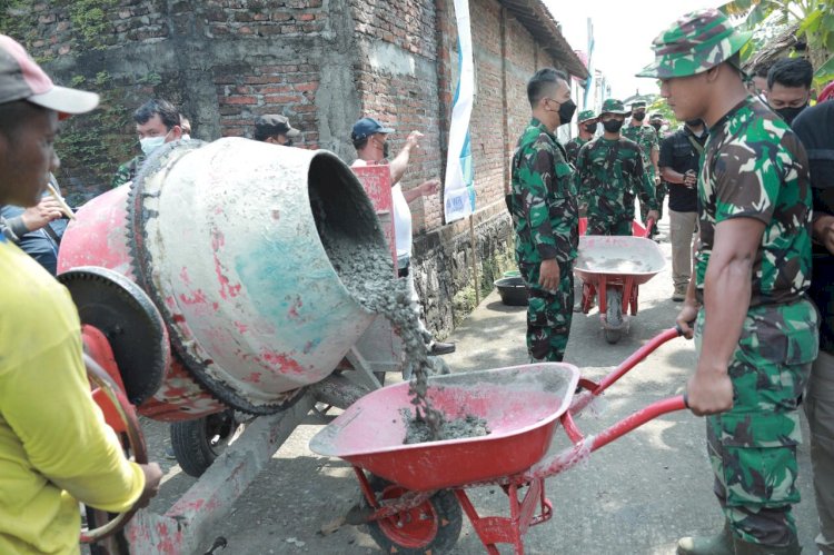 Bersama Danrem 074 Warastratama, Bupati Klaten Membuka Program TNI Manunggal Membangun Desa Ke 113 