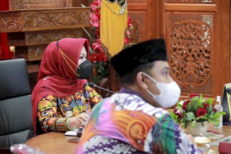 Bupati Klaten Hadiri Audiensi Tentang Lahan Sawah Dilindungi Dengan Kementerian ATR/BPN