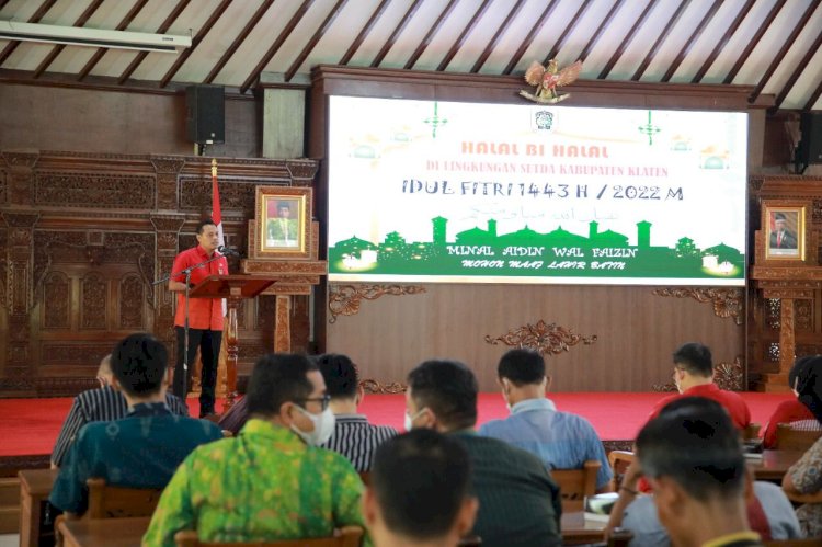 Sekretariat Daerah Kabupaten Klaten Gelar Halal Bihalal