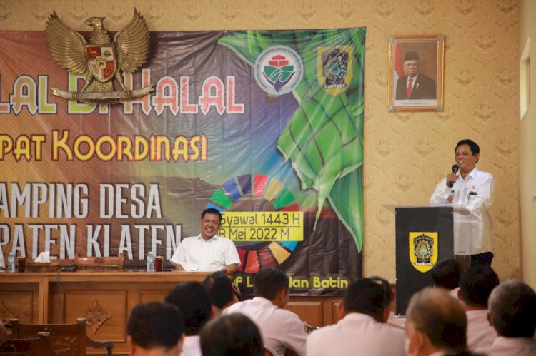 Wakil Bupati Klaten Berikan Arahan Pada Pendamping Desa Se-Kabupaten Klaten