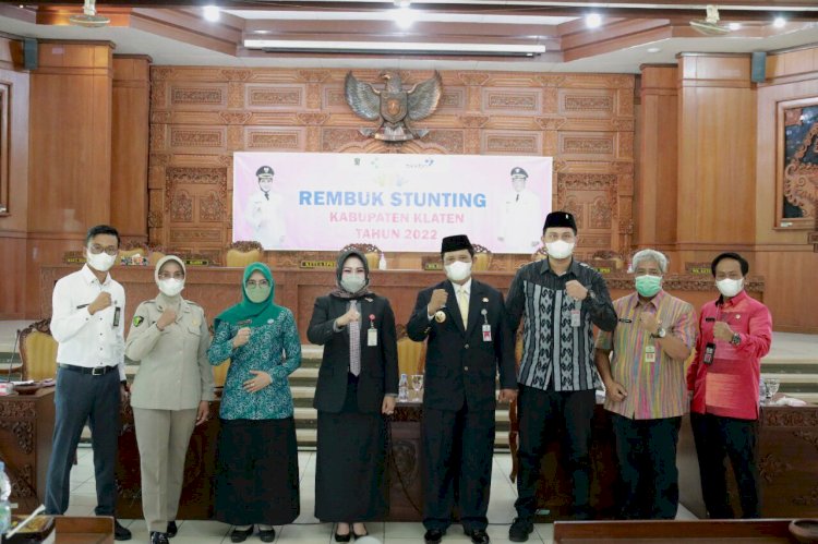 Rembuk Stunting, Bupati Klaten Minta Gotong Royong Seluruh Untuk Tekan Stunting