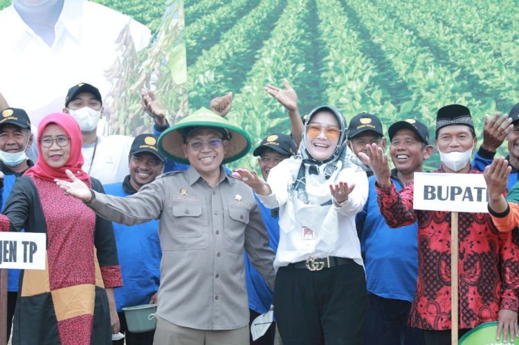 Dirjen Tanaman Pangan Kementan RI Buka Gerakan Tanam Kedelai dan Canangkan Tunas Tunas Bangkit Kedelai di Klaten