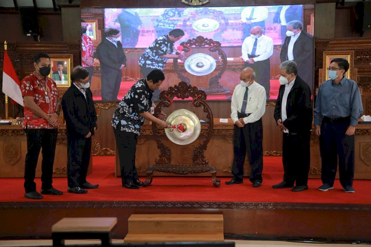 Launching Aplikasi Siswaskeudes dan Penandatanganan Perjanjian Kerja antara Inspektorat dengan Universitas Widya Dharma Klaten