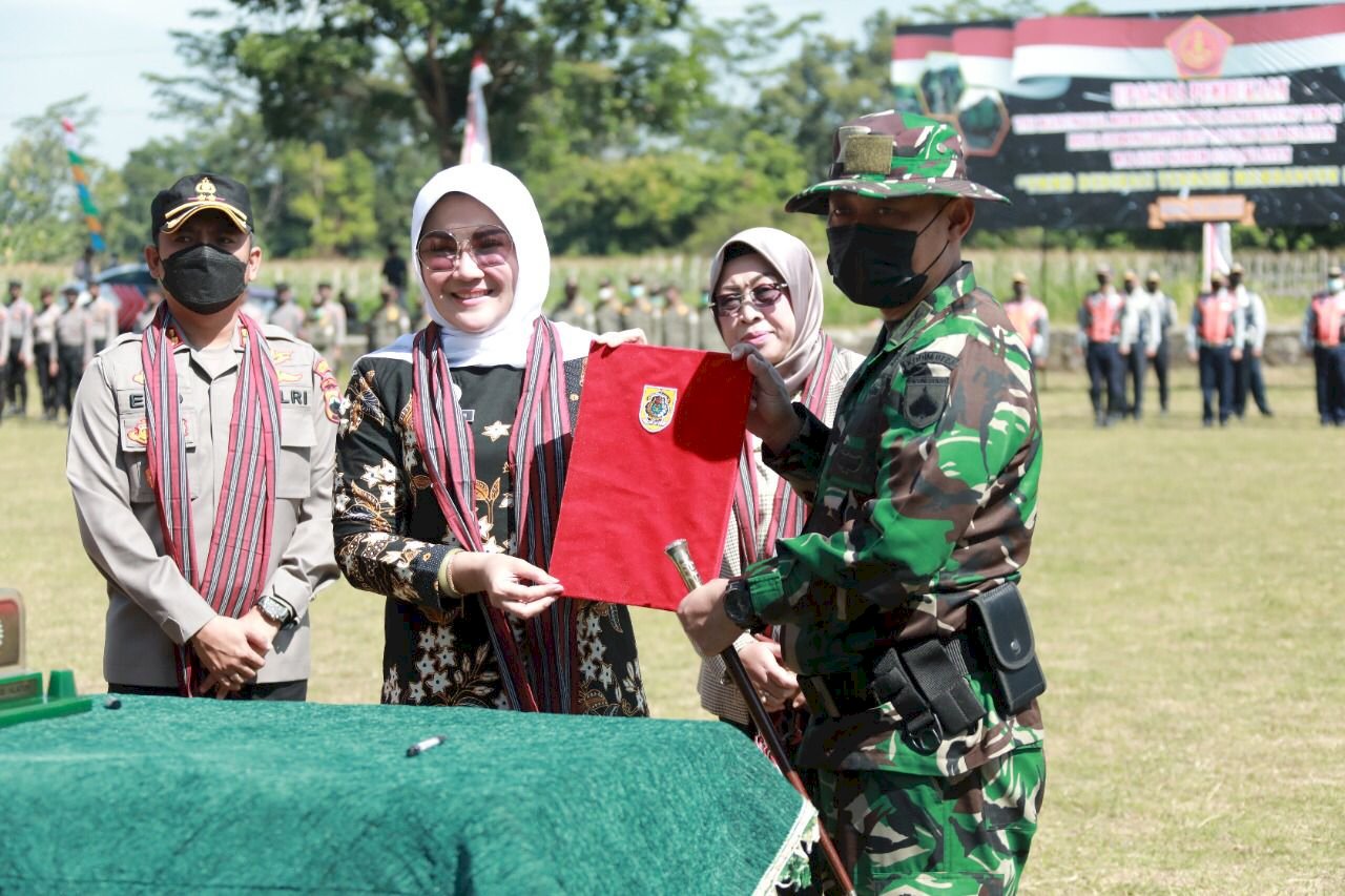 Bupati Klaten Hadiri Pembukaan TMMD Sengkuyung Tahap II Dan Meresmikan Graha Wiguna Desa Gedong Jetis