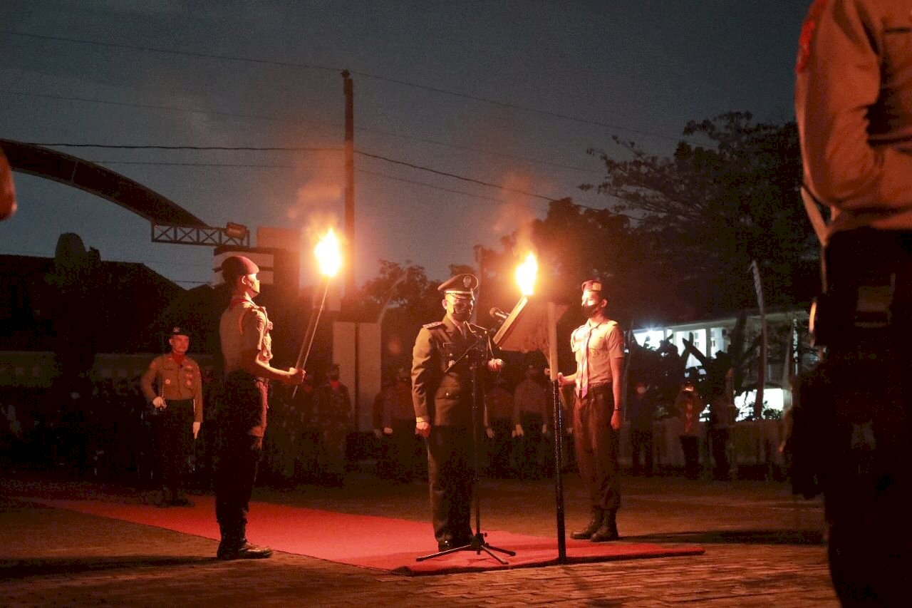 Dandim 0723 Klaten Pimpin Apel Kehormatan dan Renungan Suci di TMP Ratna Bantala