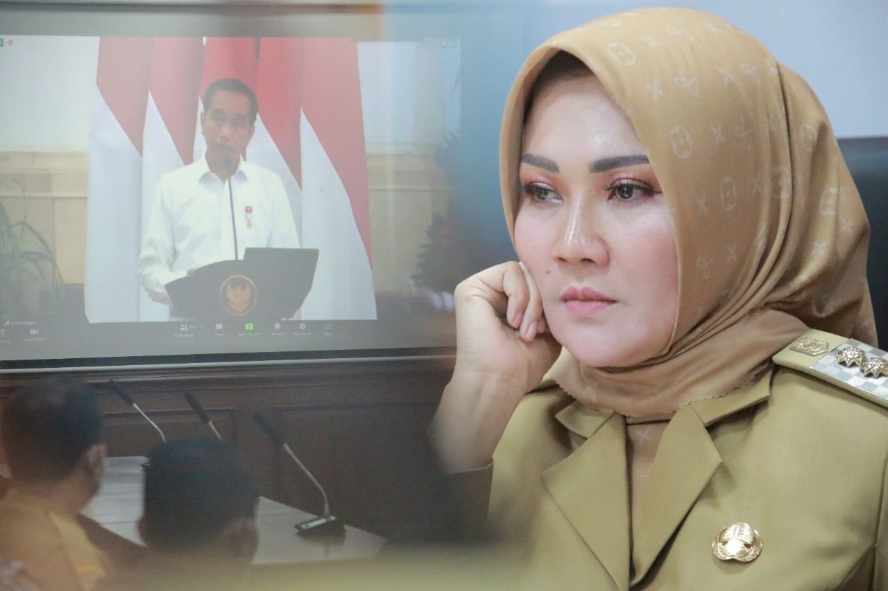 Video Conference Pengarahan Presiden Republik Indonesia Terkait Pengendalian Inflasi di Daerah