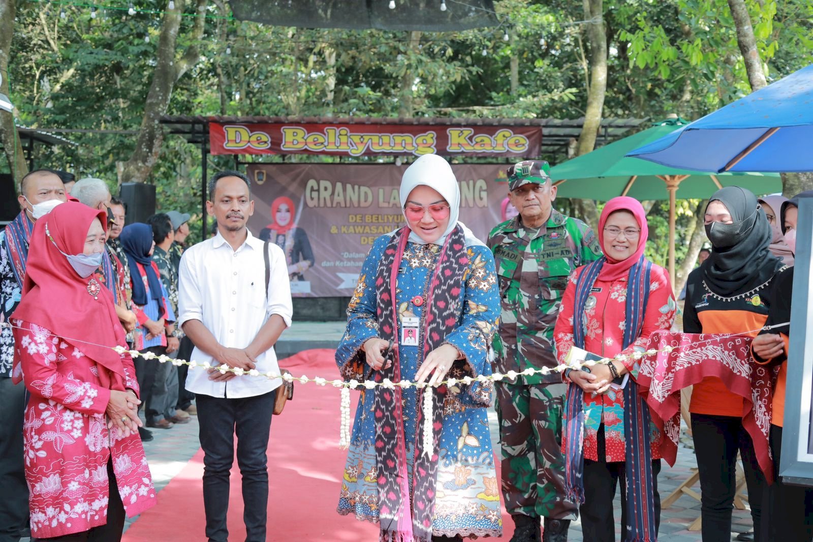 Bupati Klaten Launching De Beliyung Kafe Tibayan