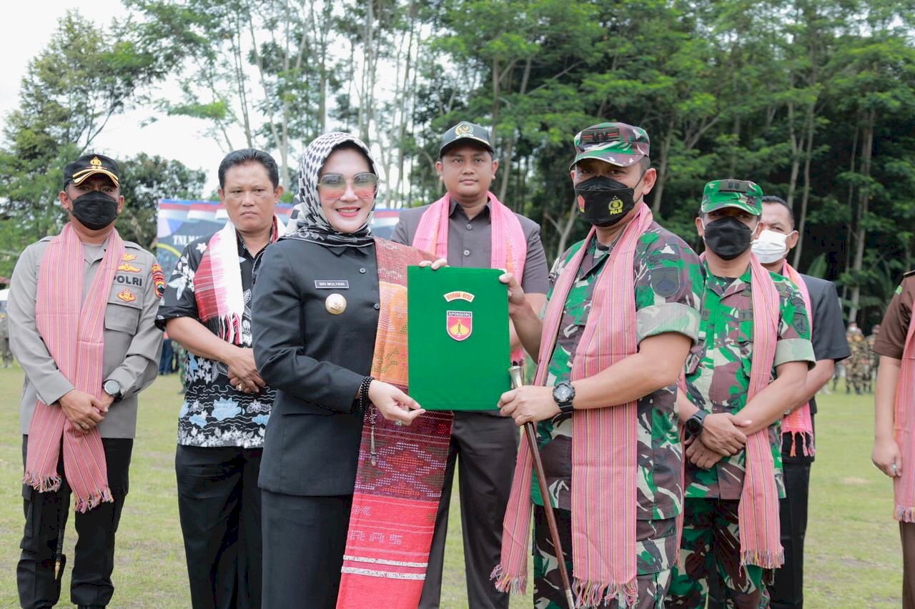 Membuka TMMD Desa Kecemen, Bupati Klaten Harap Tingkatkan Kesejahteraan Masyarakat