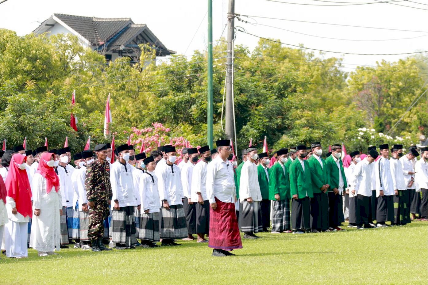 Bupati Klaten Pimpin Upacara Hari Santri Tahun 2022 Tingkat Kabupaten Klaten