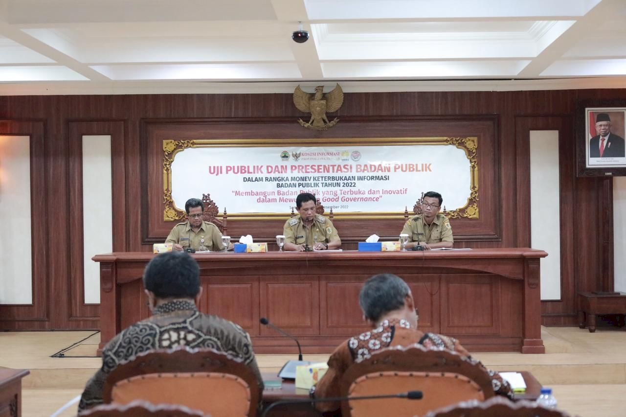 Pemerintah Kabupaten Klaten Lolos Uji Publik Komisi Informasi Pemerintah Jawa Tengah