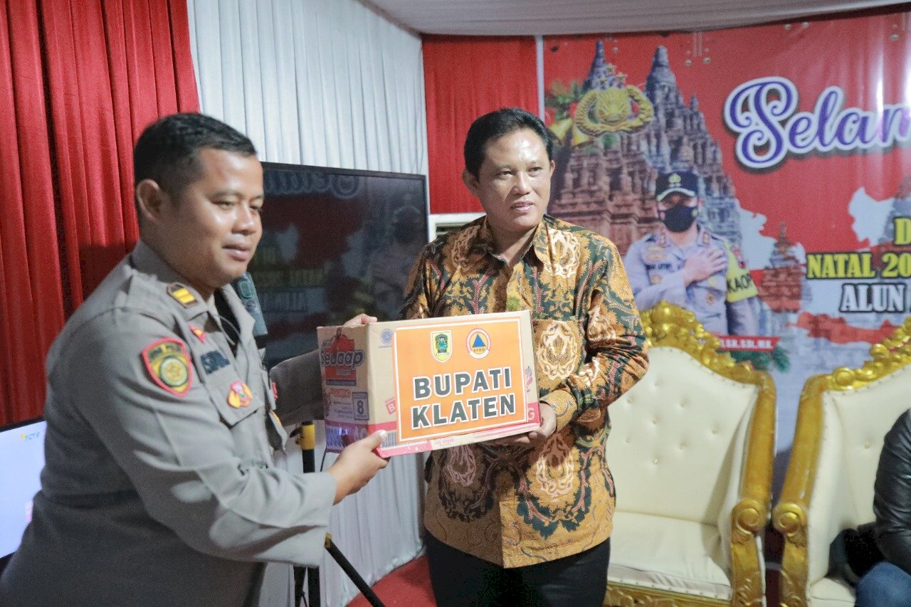 Pastikan Pelaksanaan Natal 2022 Aman, Forkopimda Klaten Lakukan Monitoring Gereja dan Posko Pengamanan Nataru