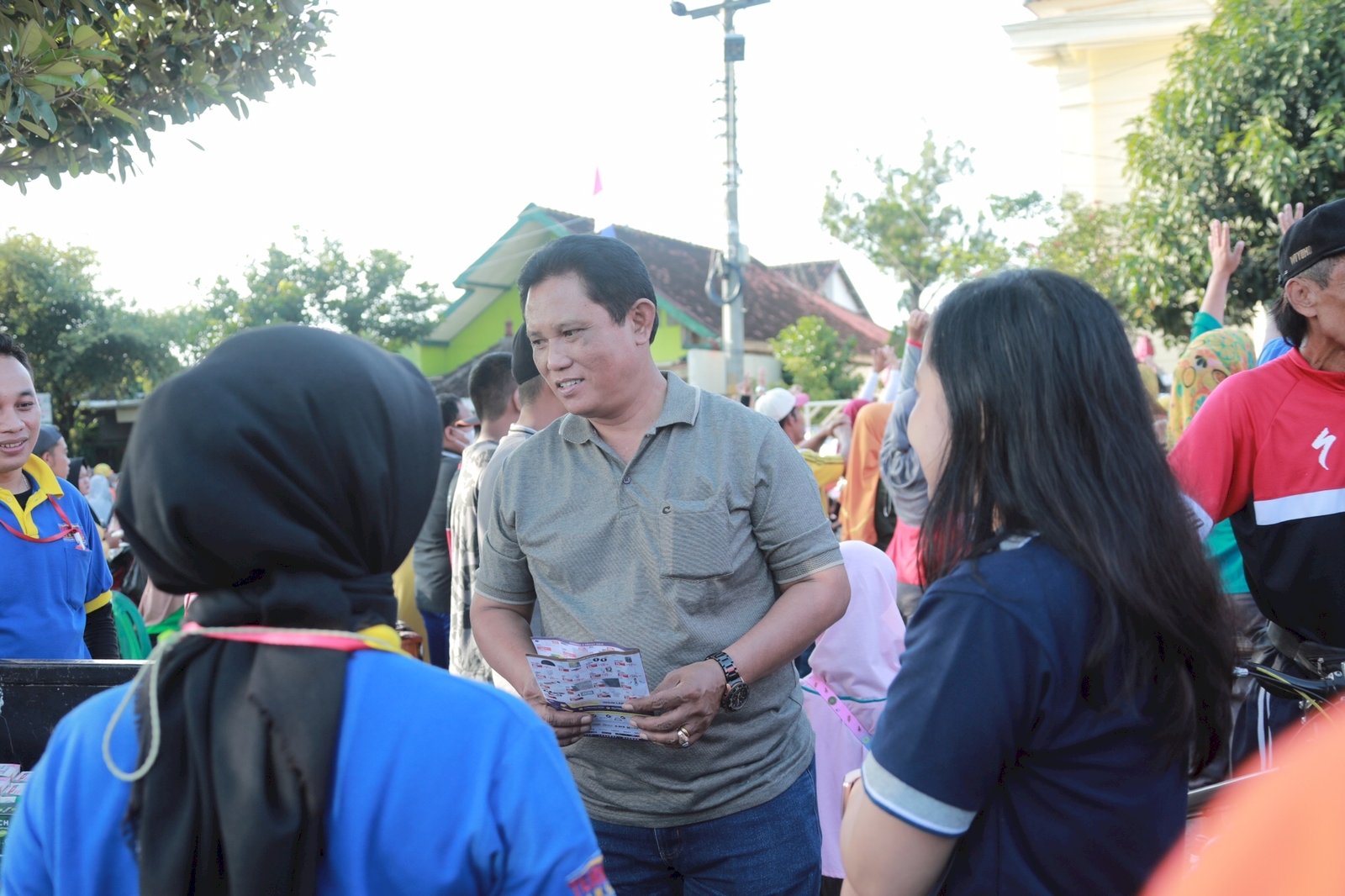 Ribuan Warga Polanharjo dan Sekitarnya Padati CFD Kecamatan Polanharjo