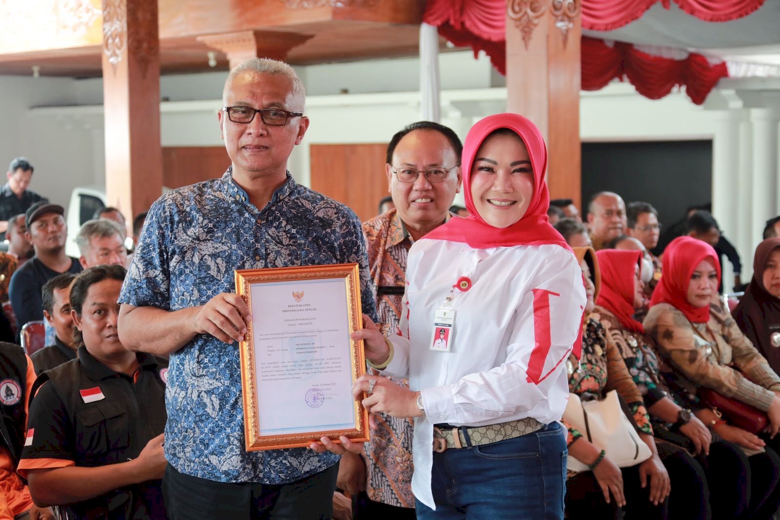 Bupati Klaten Gelar Ngopi Bareng Relawan Sekaligus Pamit Purna Tugas Kalak BPBD Klaten