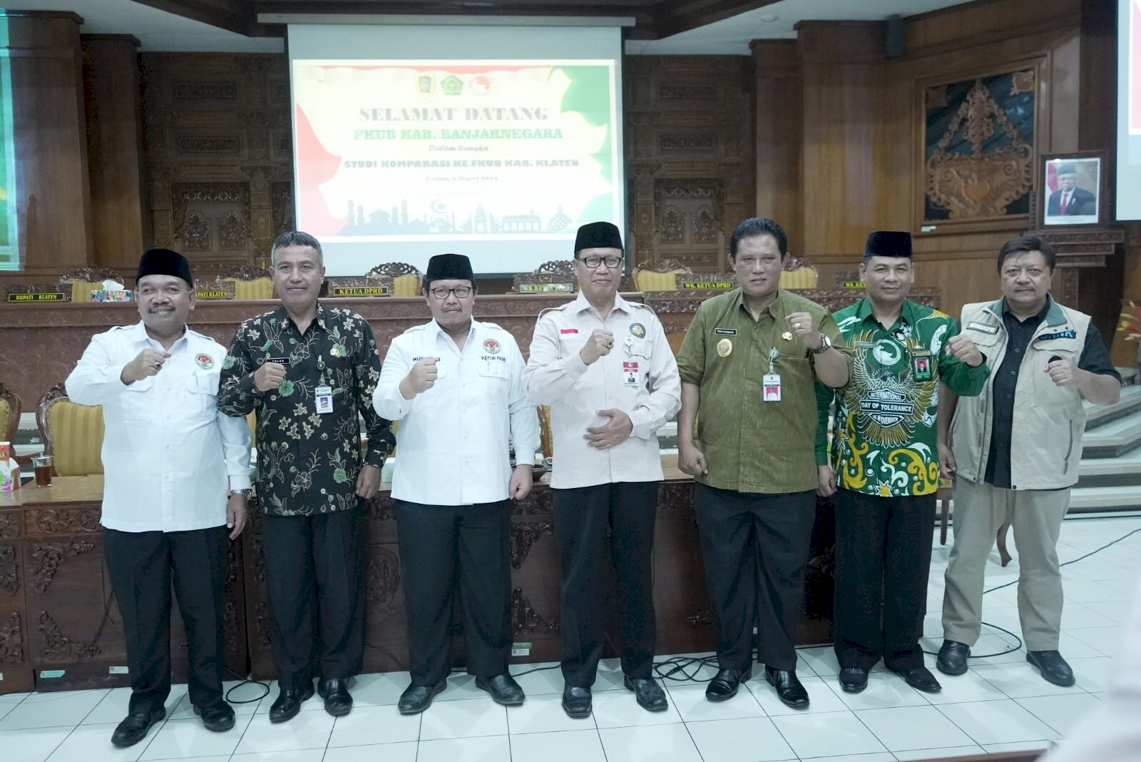 Wabup Klaten Terima Kunjungan Studi Komparasi FKUB Kabupaten Banjarnegara