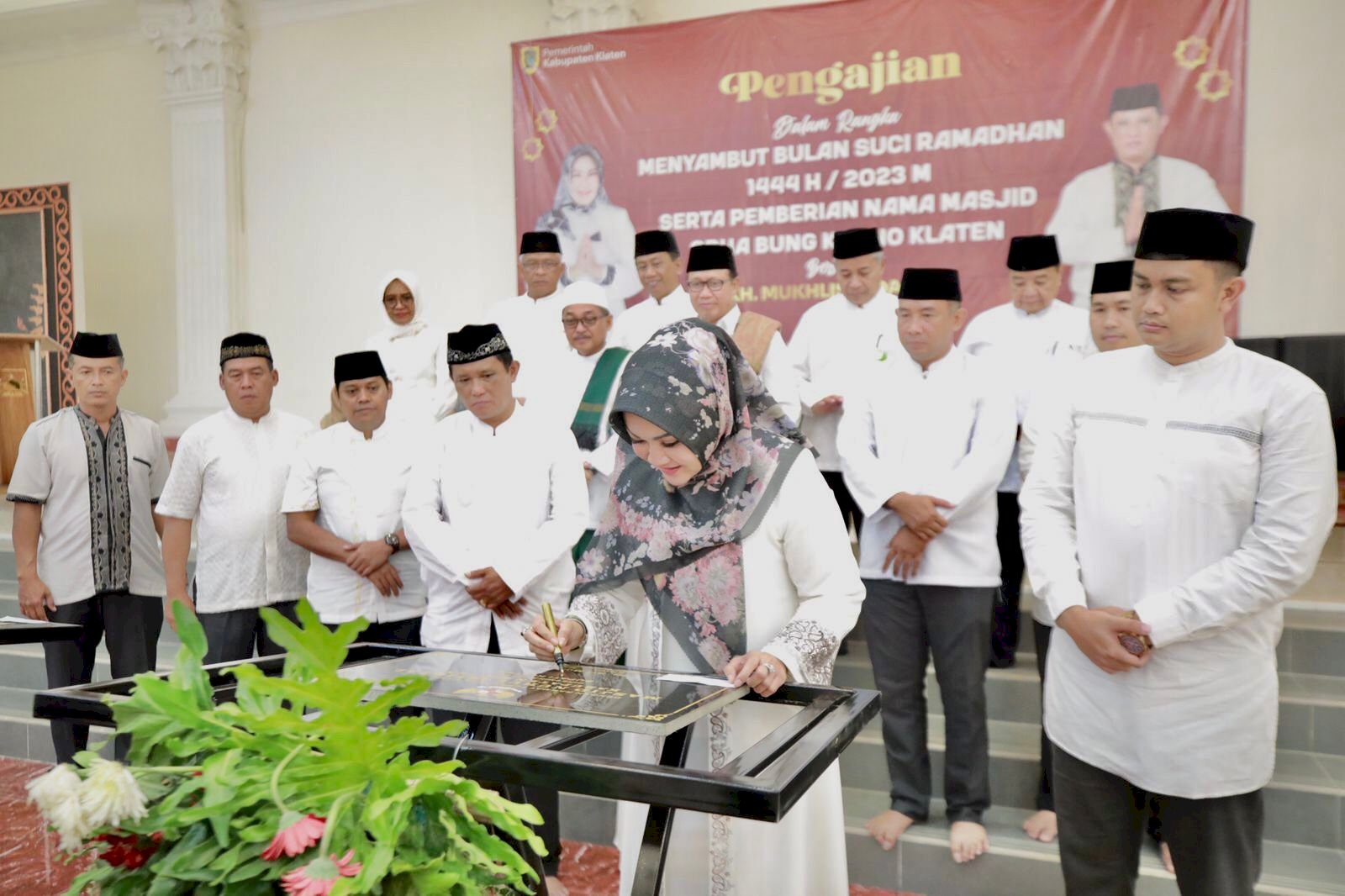 Bupati Klaten Resmikan Masjid Nurul Istiqlal Di Kompleks Grha Bung Karno