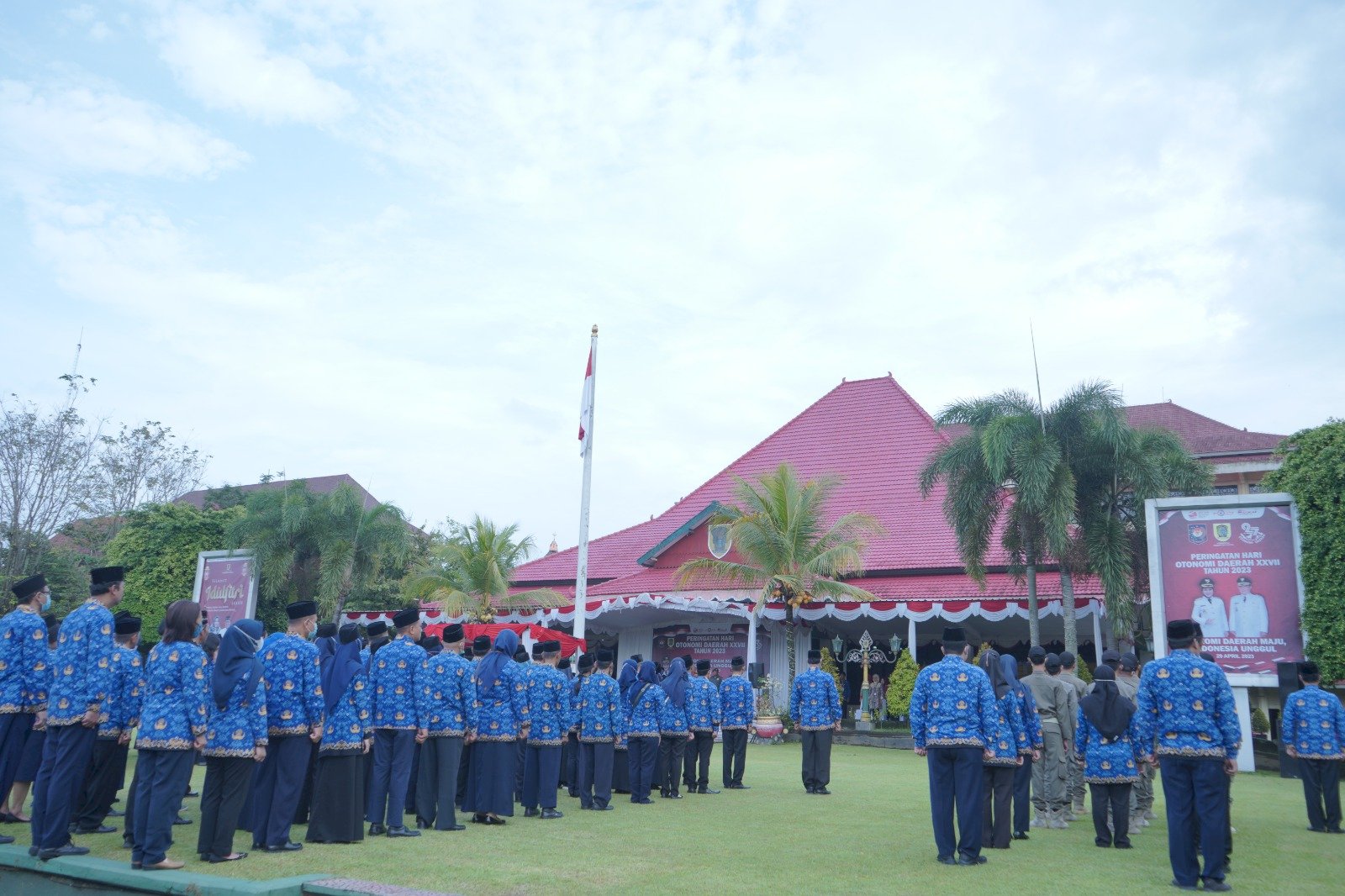 Kegiatan Upacara Memperingati Hari Otonomi Daerah Ke-27 Tingkat Kabupaten Klaten